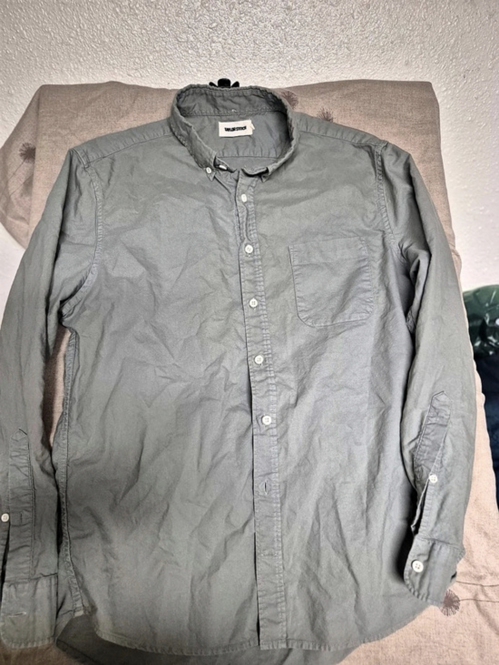 Taylor Stitch Men's Green Button Down Shirt Size 40